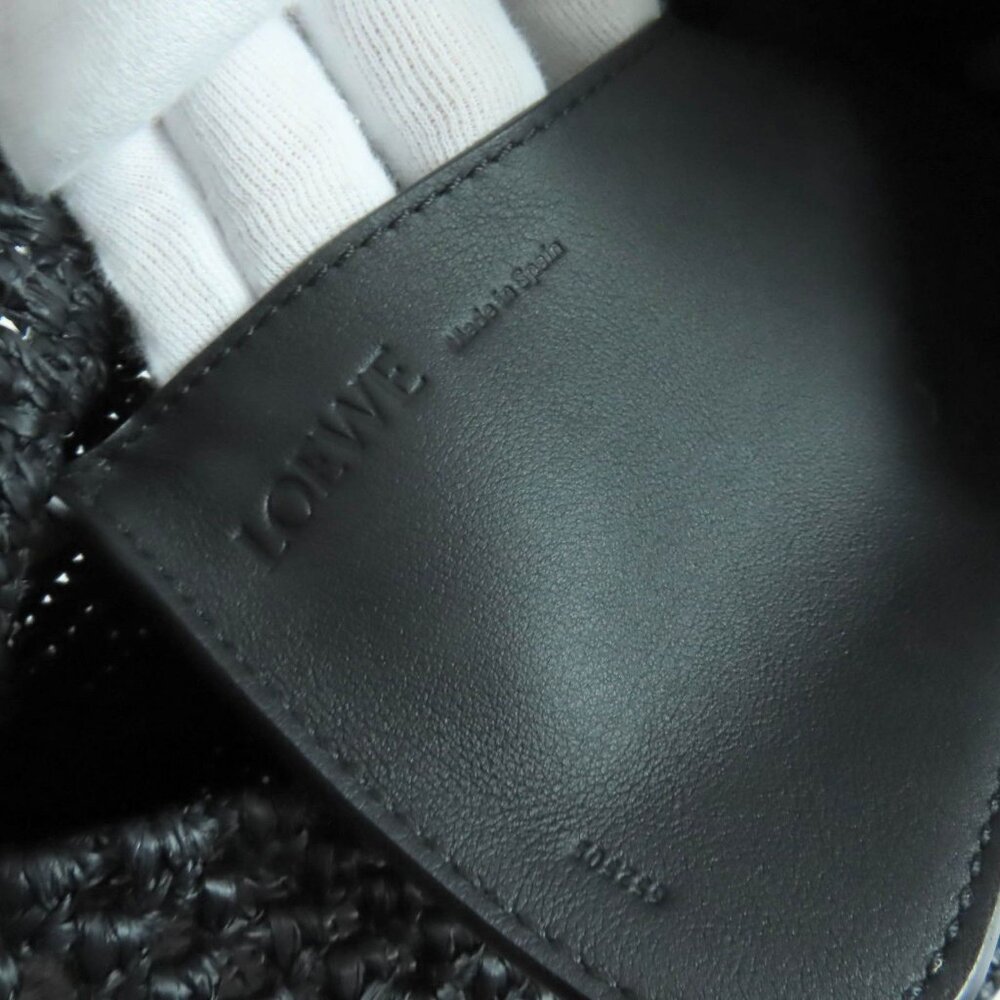 Loewe Ora Raffia Leather with Logo Hardware 2-Way - Picture 12 of 14